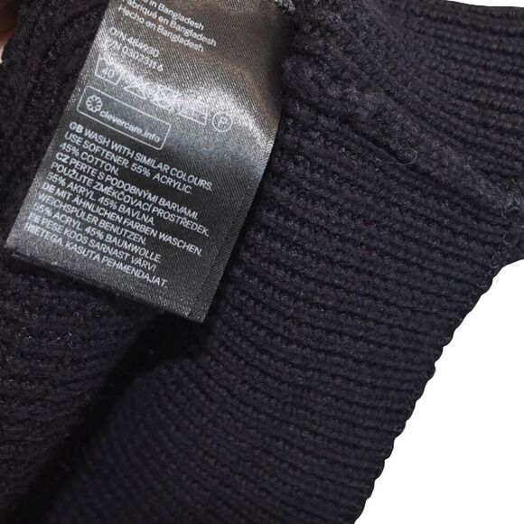 H&M thick Waffle Knit Sweater Academia Preppy Minimalist - Picture 7 of 7